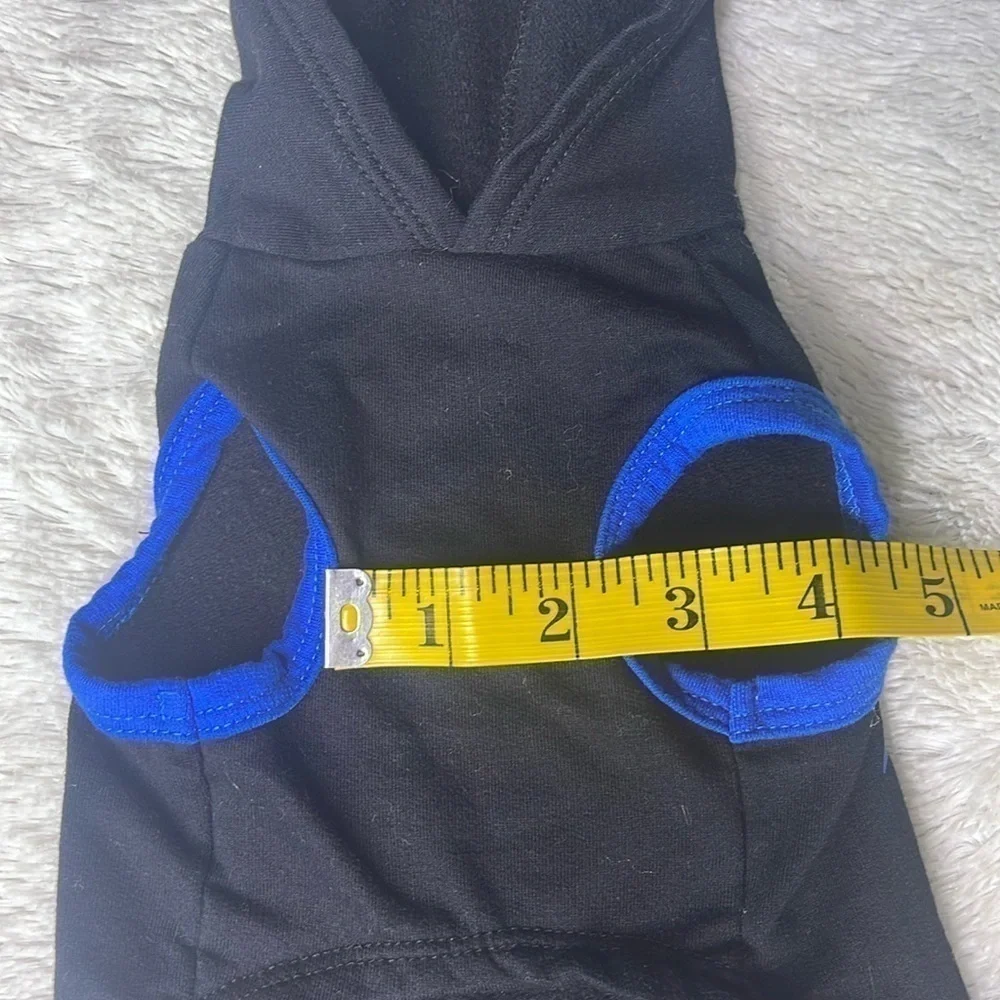 Simply Wag Extra small Dog Sleeveless Hoodie Bat Ears/Face/Wings